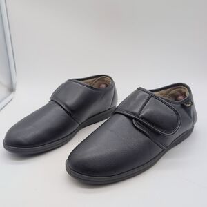 Dr Keller Black Diabetic Wide Fit Sz 11 Orthopedic Men's Shoes